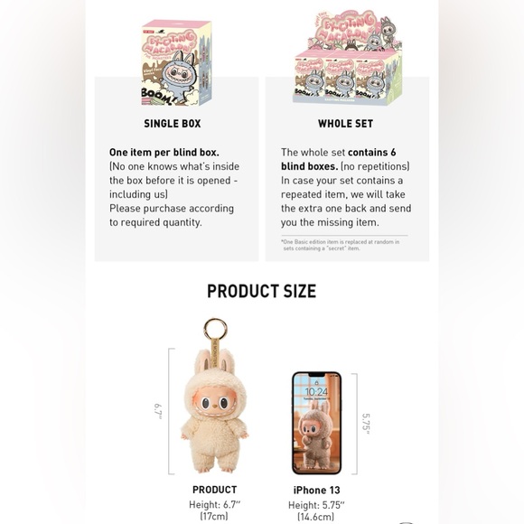 Pop Mart The Monsters Labubu Exciting Macaron Series Vinyl Plush Blind B… - Picture 8 of 10